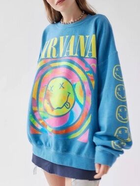Urban Outfitters Nirvana Graphic Sweatshirt L/XL